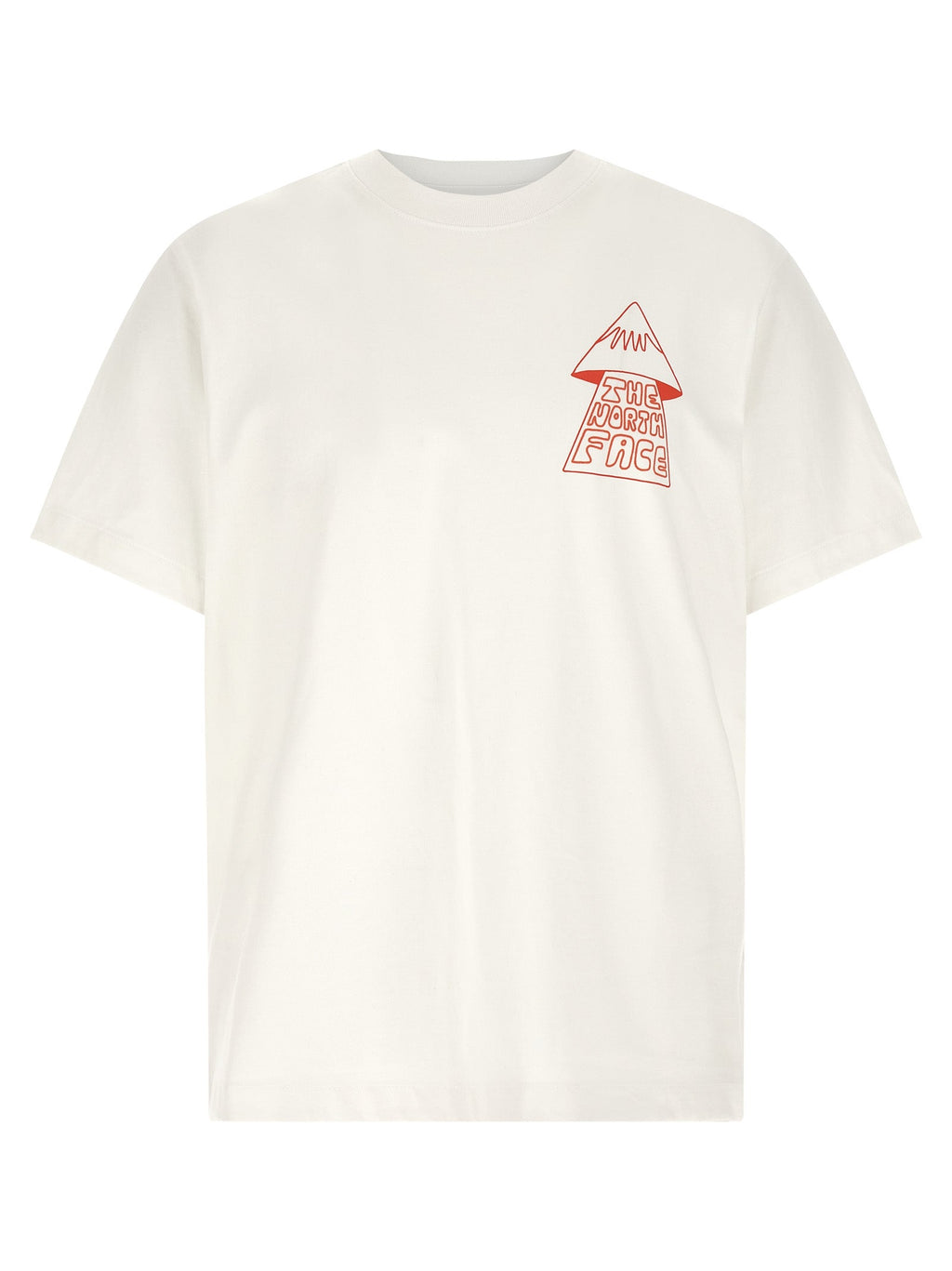 The North Face White Cotton T-Shirt The North Face