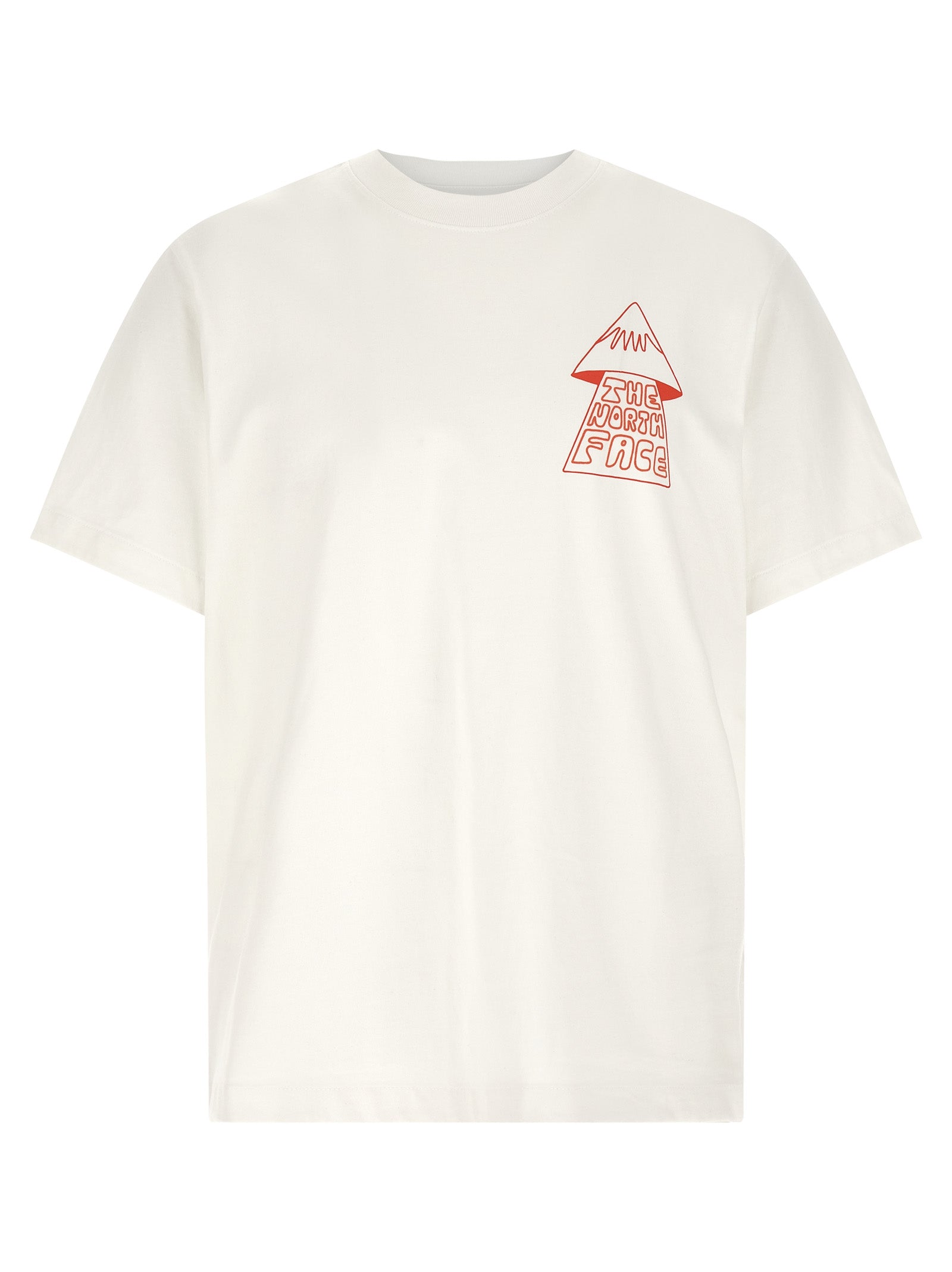 The North Face White Cotton T-Shirt The North Face