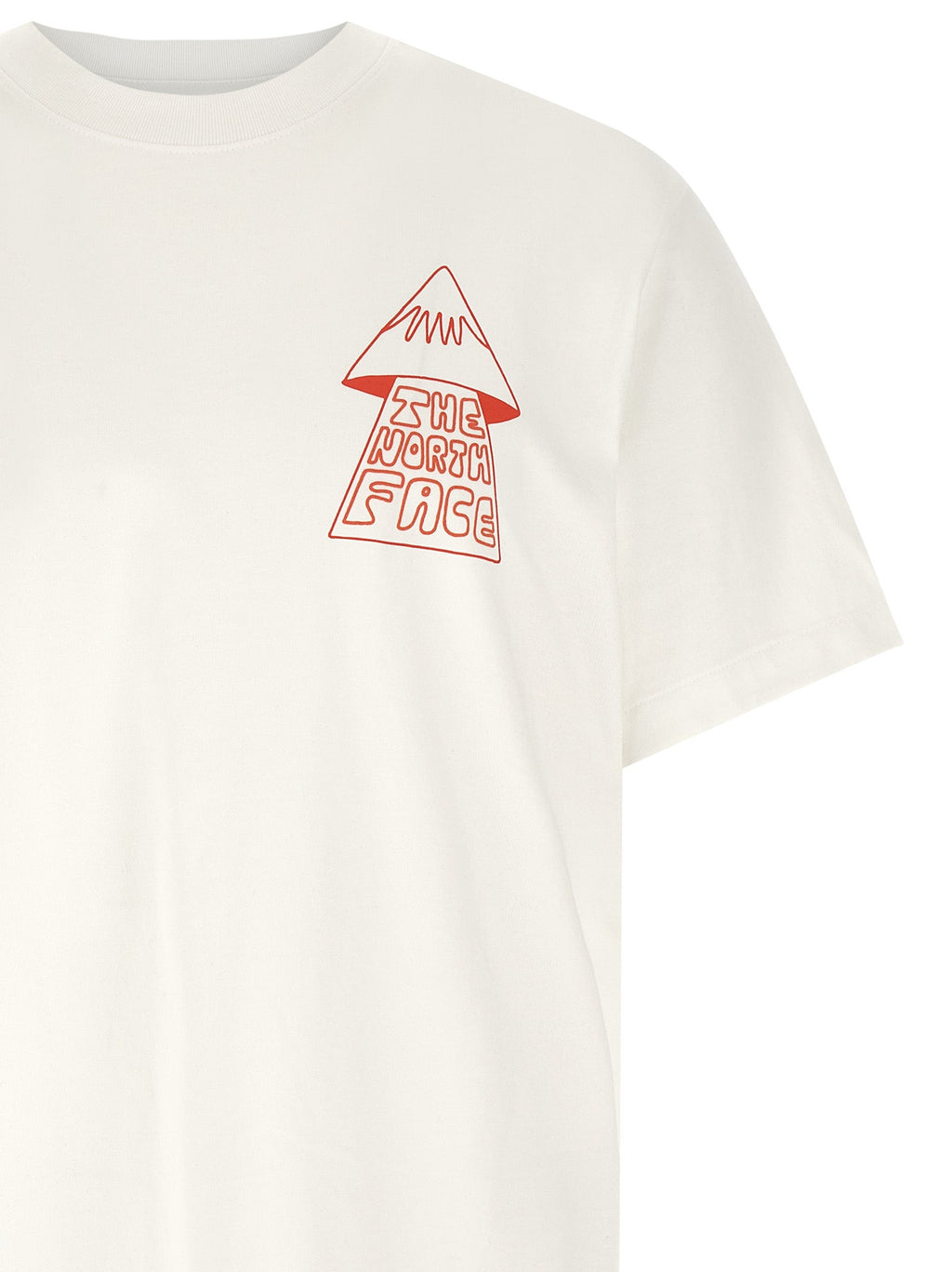 The North Face White Cotton T-Shirt The North Face
