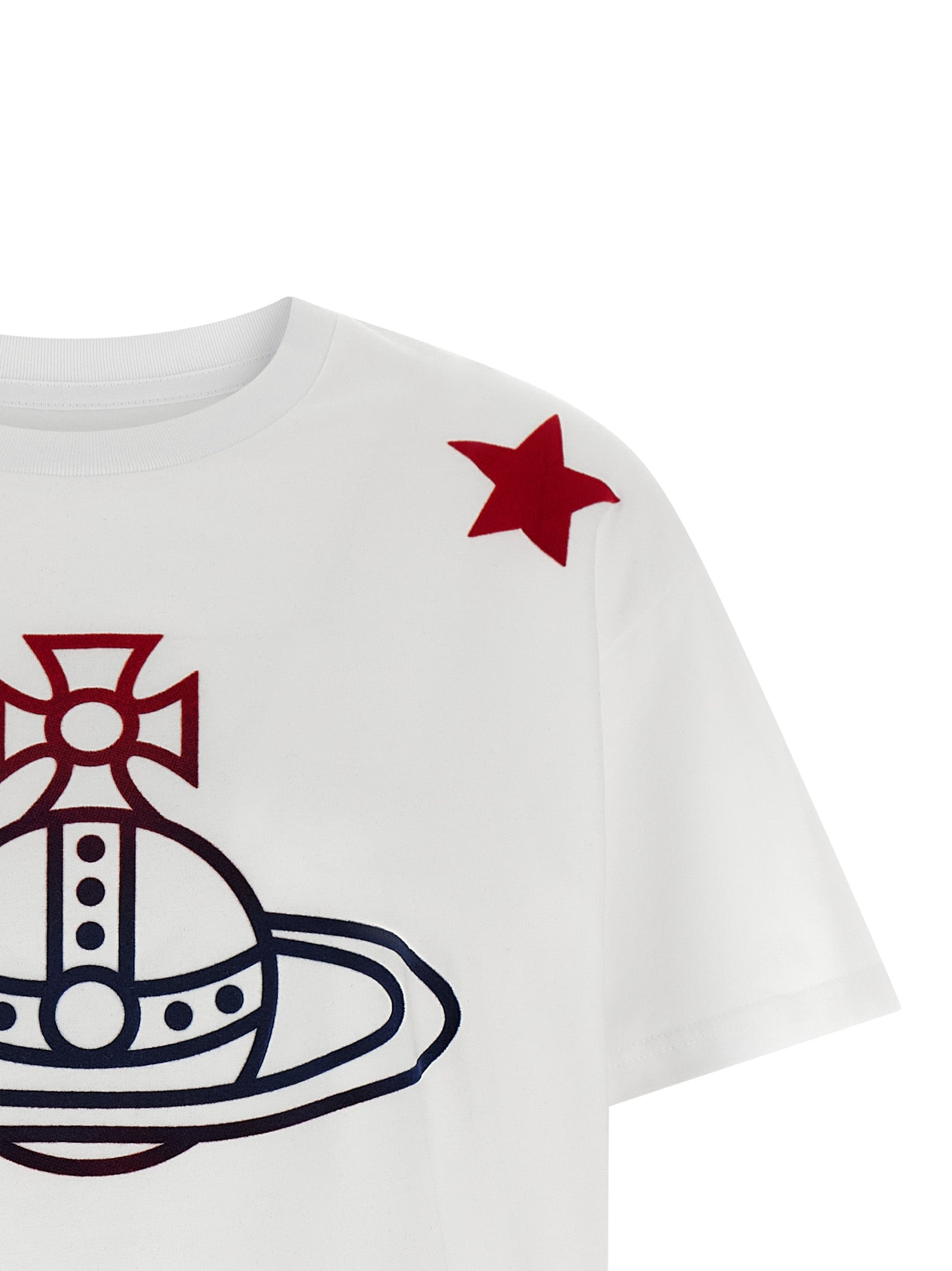 Vivienne Westwood White Cotton T-Shirt Vivienne Westwood