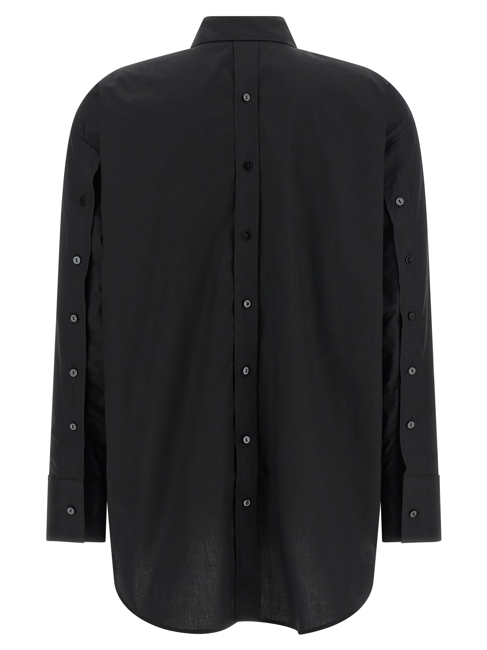 XACUS Black Cotton Blouse XACUS