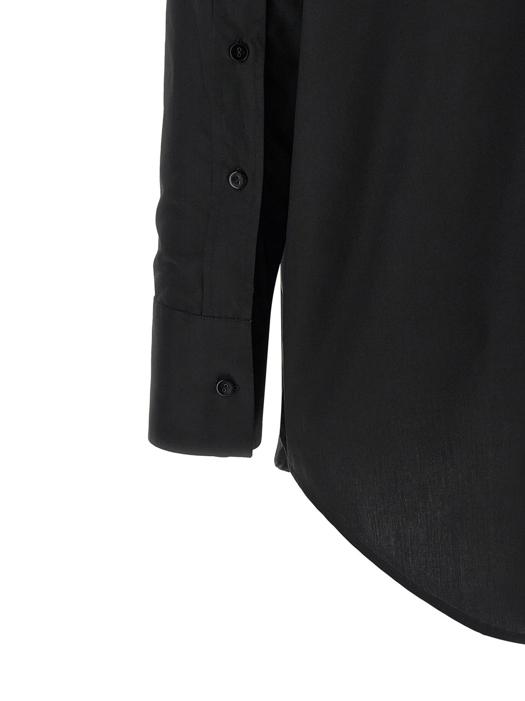 XACUS Black Cotton Blouse XACUS