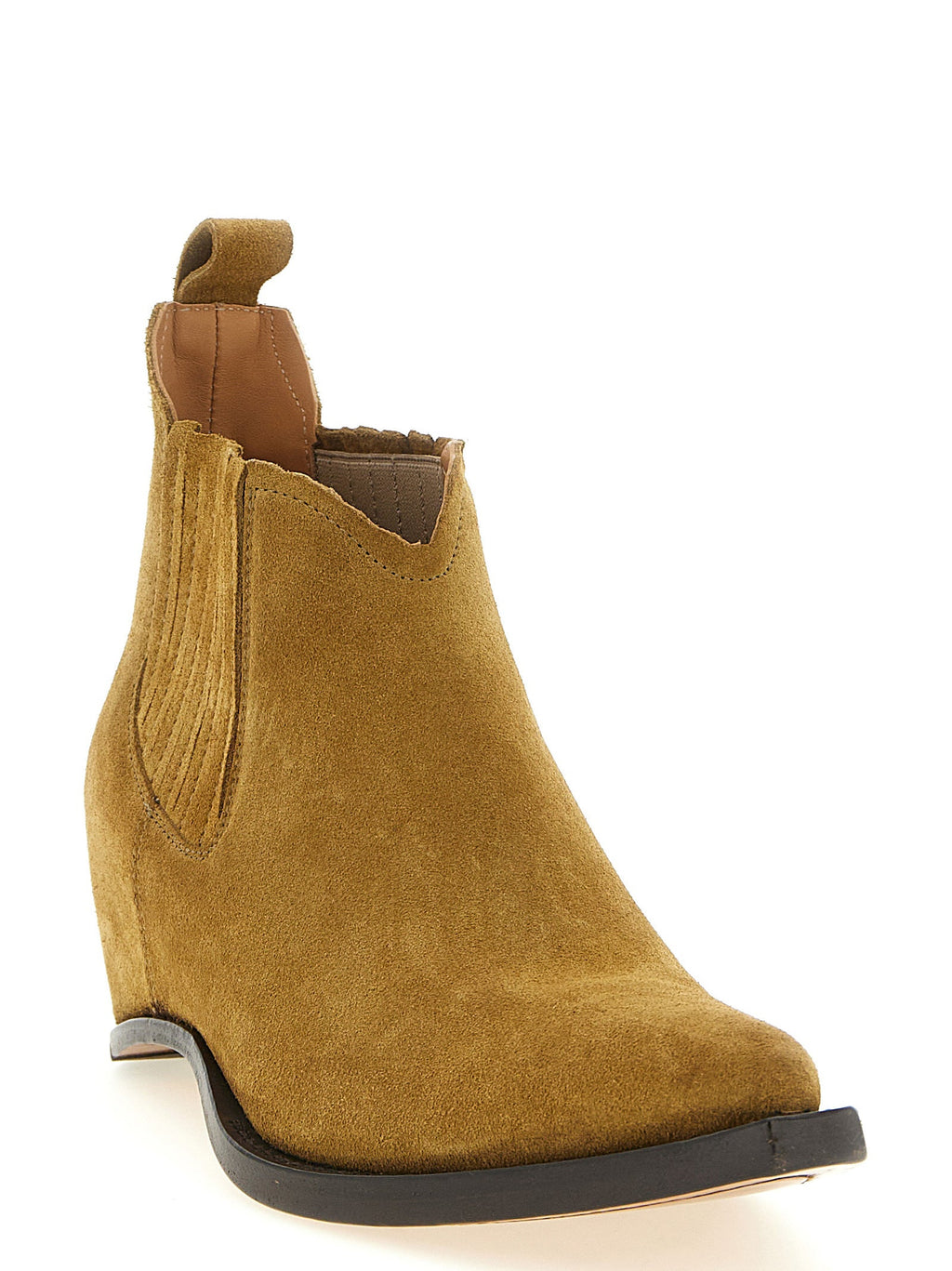 Maison Margiela Brown Bovine Leather Ankle Boots Maison Margiela