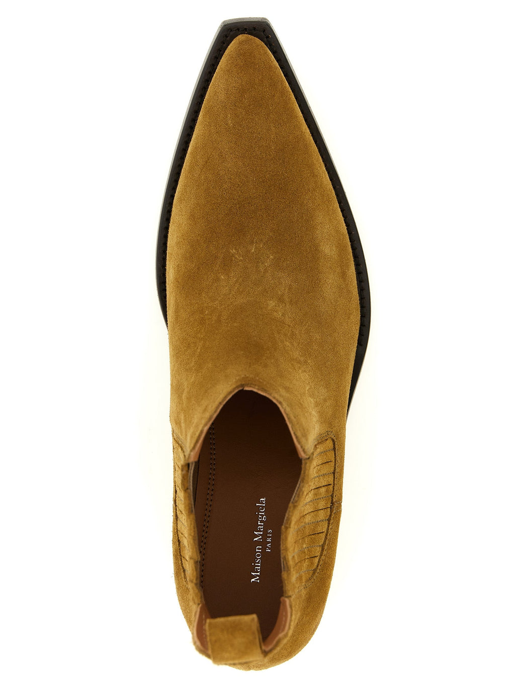 Maison Margiela Brown Bovine Leather Ankle Boots Maison Margiela