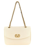 Valentino Garavani White Lamb Leather Shoulder Bag Valentino Garavani