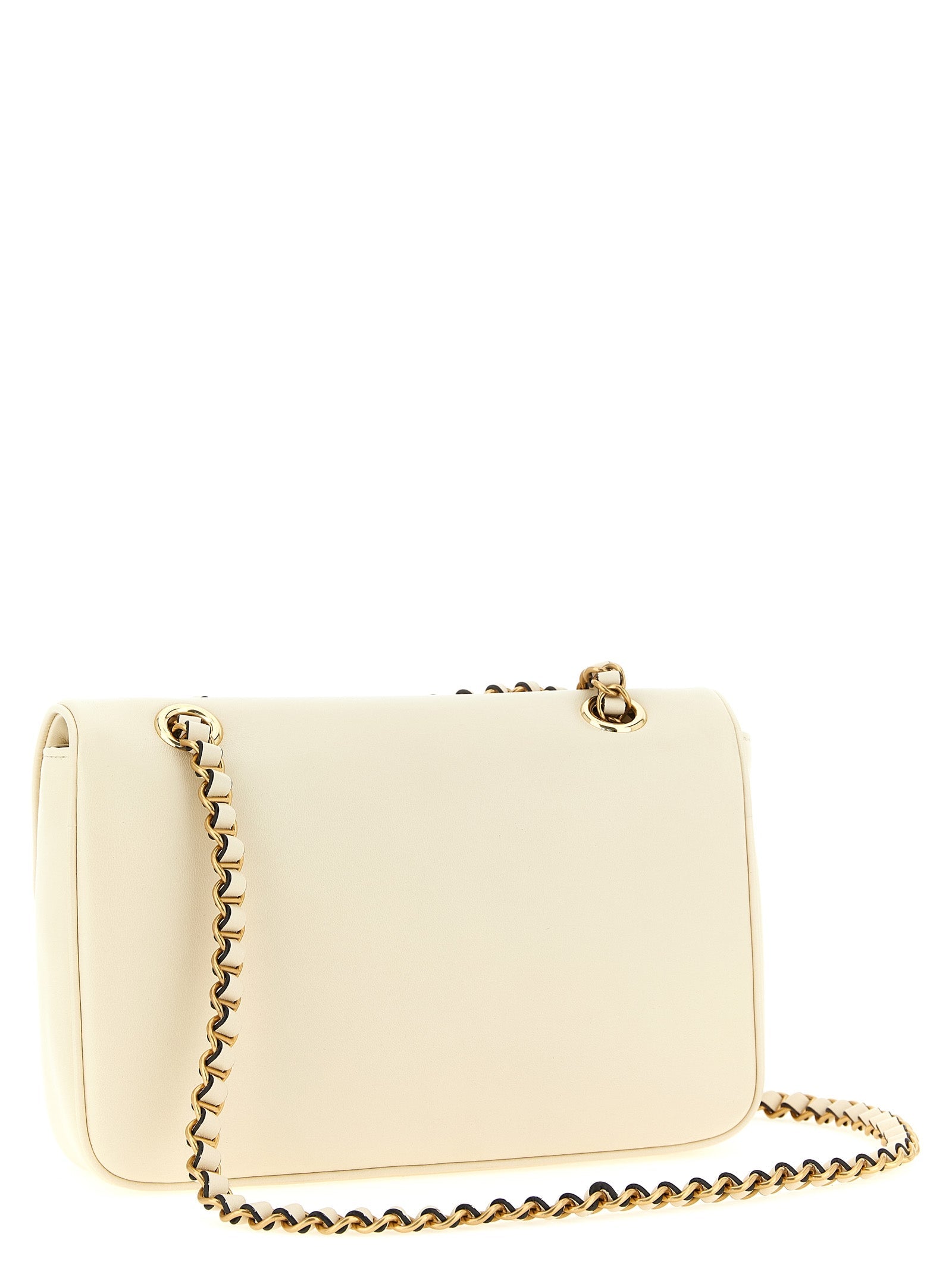 Valentino Garavani White Lamb Leather Shoulder Bag Valentino Garavani