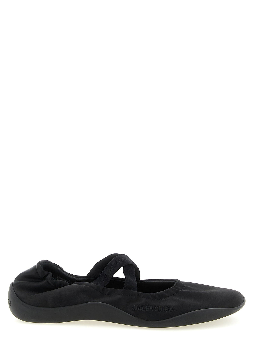 Balenciaga Black Polyester Ballet Flats Balenciaga