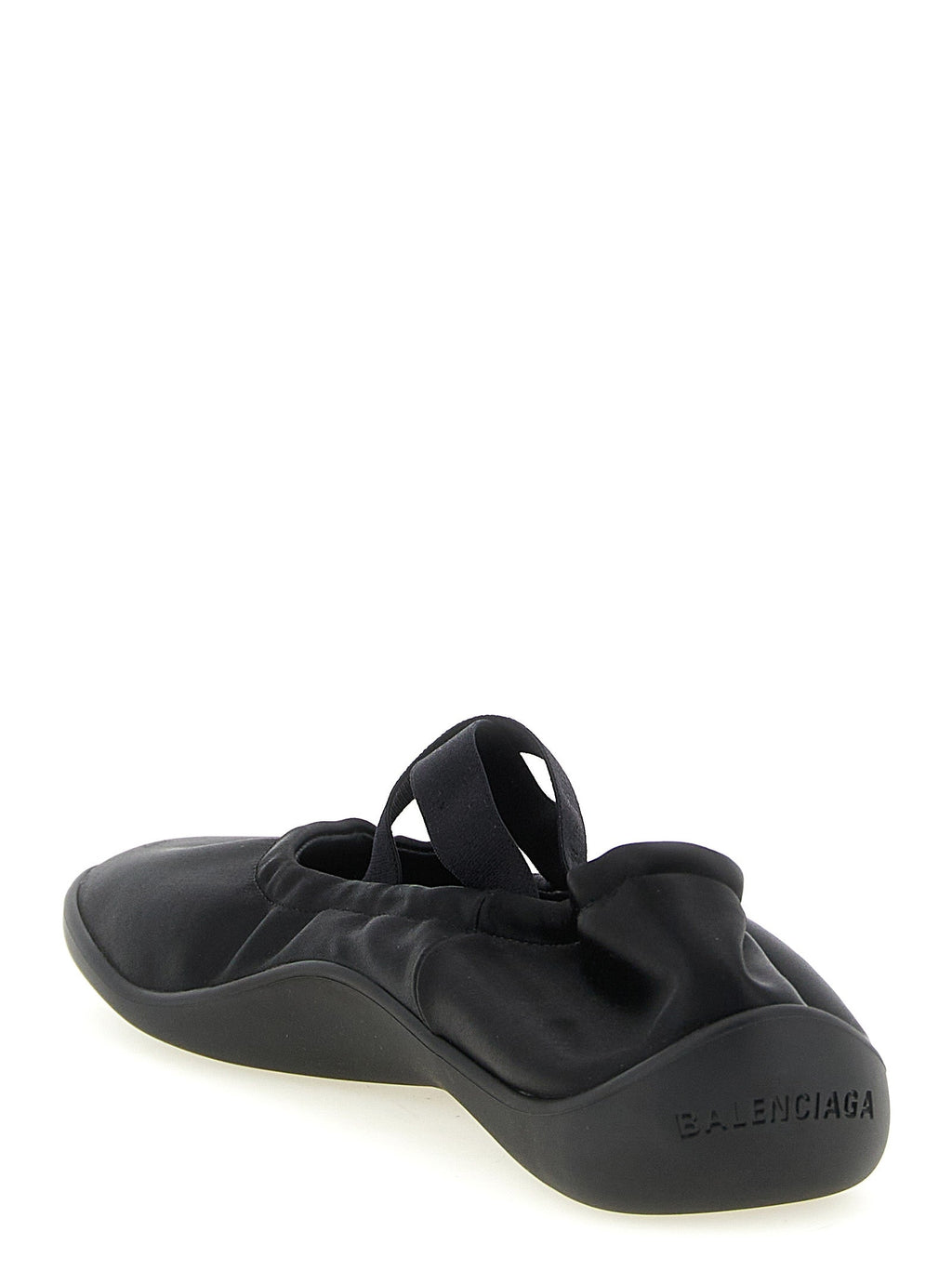 Balenciaga Black Polyester Ballet Flats Balenciaga