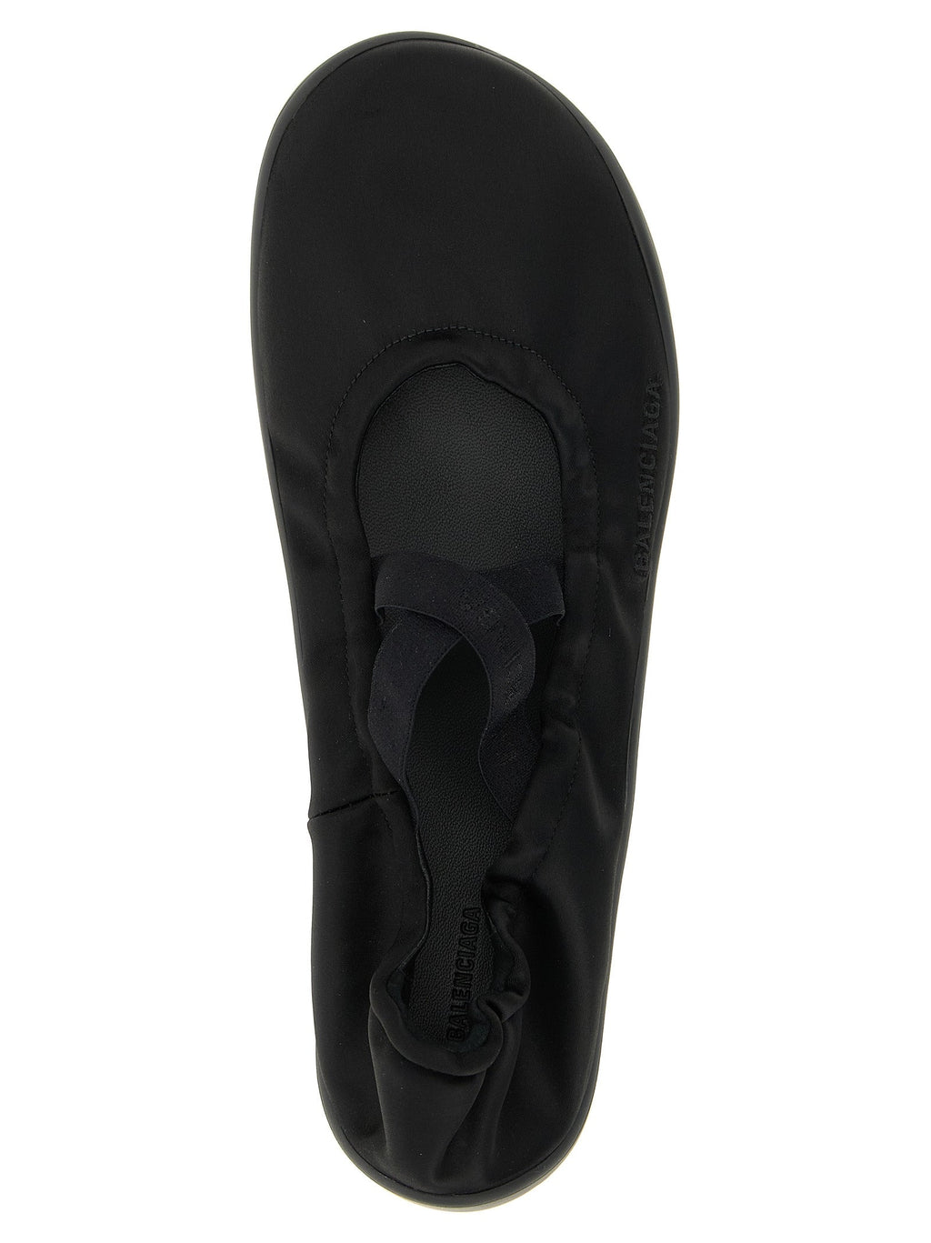 Balenciaga Black Polyester Ballet Flats Balenciaga