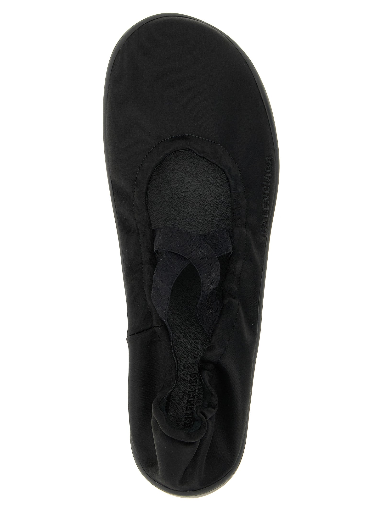 Balenciaga Black Polyester Ballet Flats Balenciaga