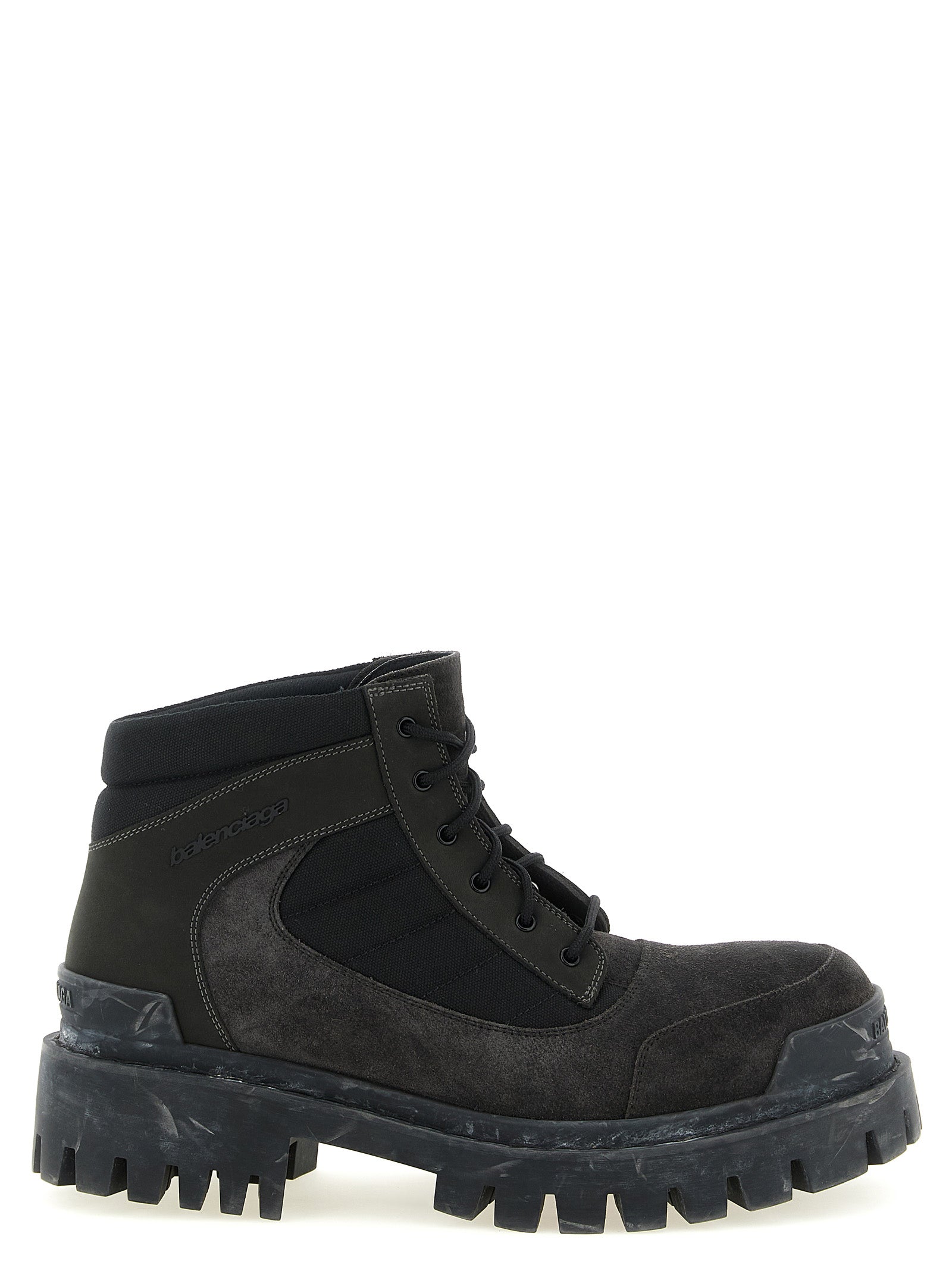 Balenciaga Brown Calfskin Ankle Boots Balenciaga