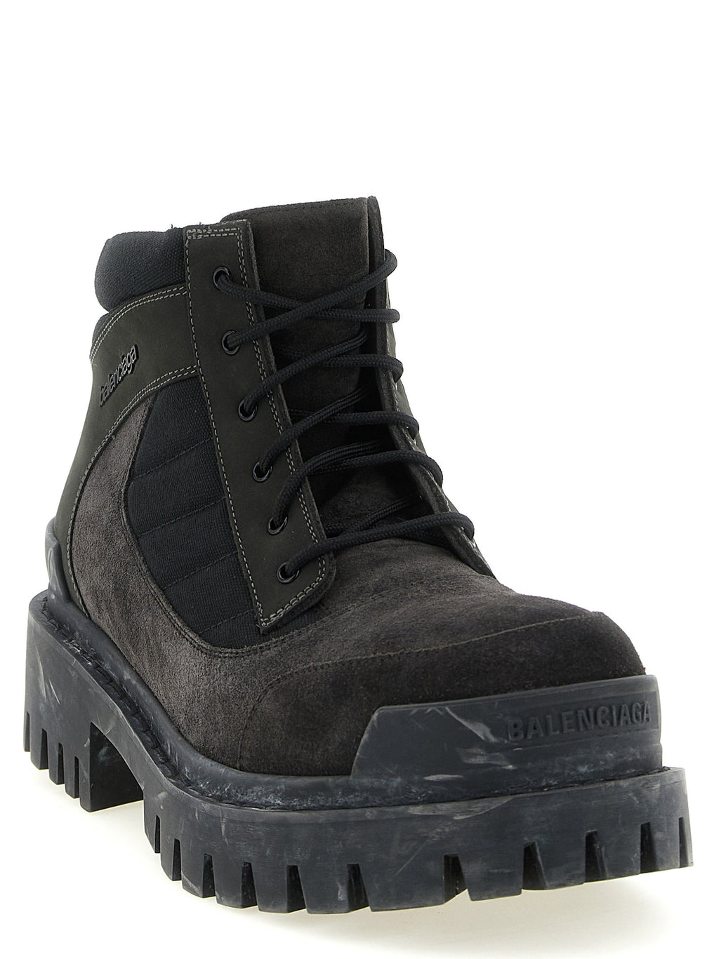 Balenciaga Brown Calfskin Ankle Boots Balenciaga