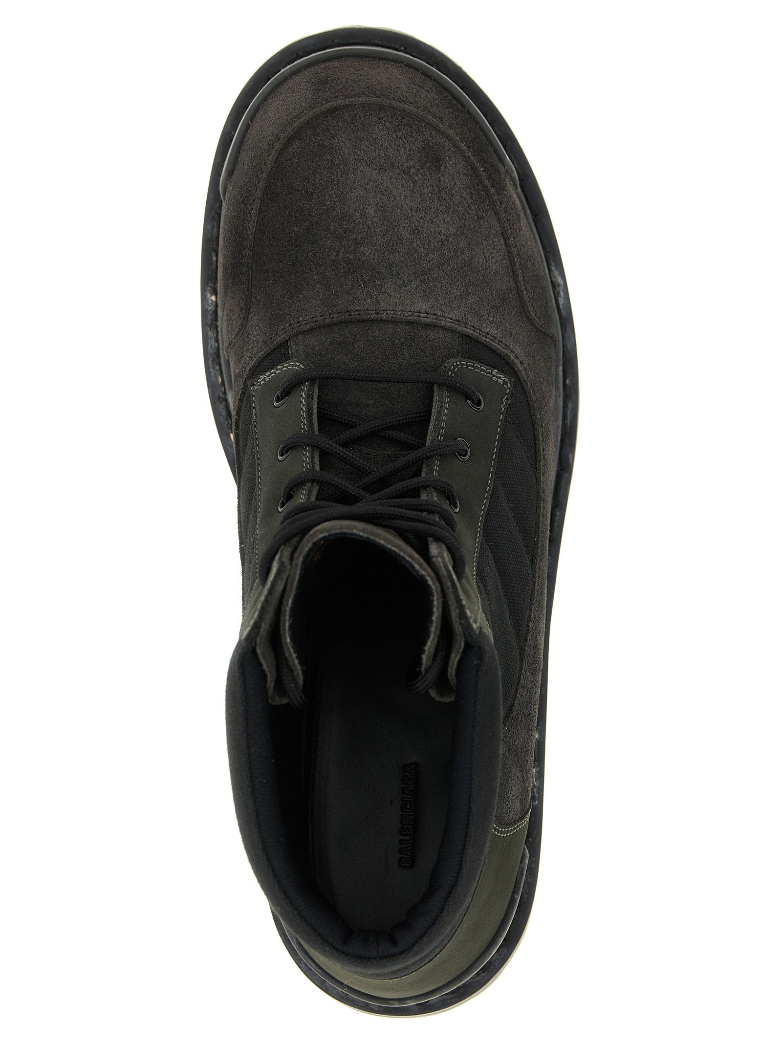 Balenciaga Brown Calfskin Ankle Boots Balenciaga