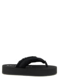 Balenciaga Black Viscose Slides Balenciaga