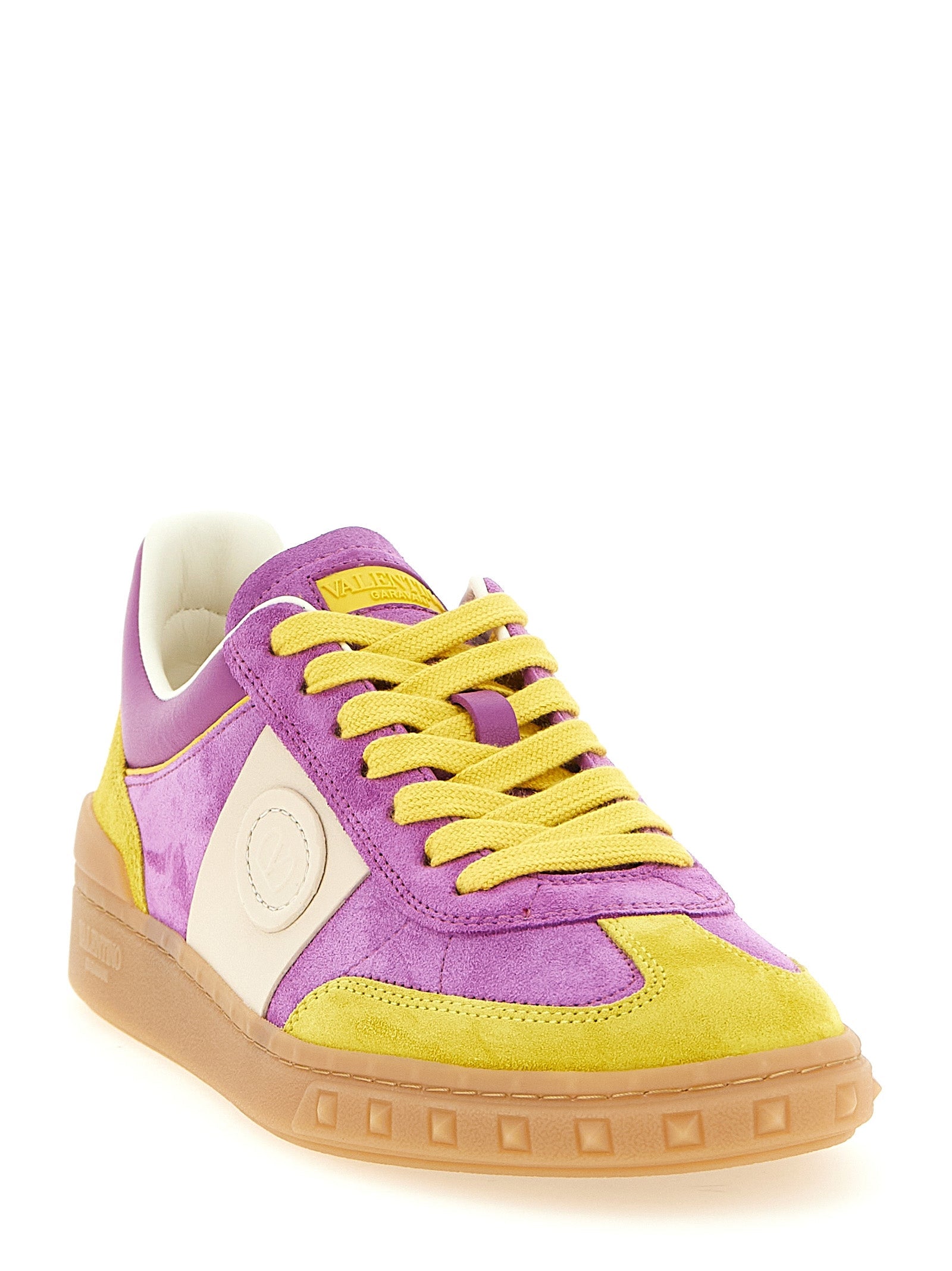 Valentino Garavani Multicolor Calfskin Athletic Sneakers Valentino Garavani