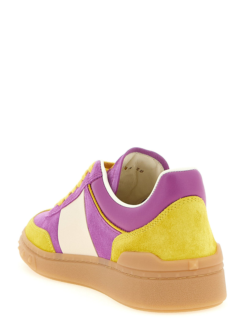 Valentino Garavani Multicolor Calfskin Athletic Sneakers Valentino Garavani