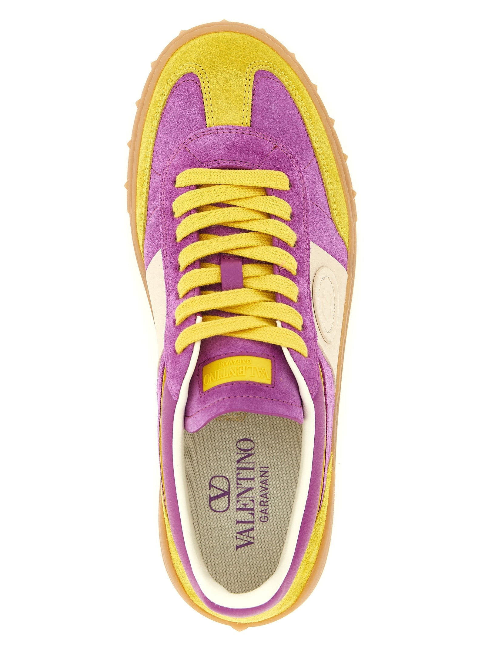 Valentino Garavani Multicolor Calfskin Athletic Sneakers Valentino Garavani