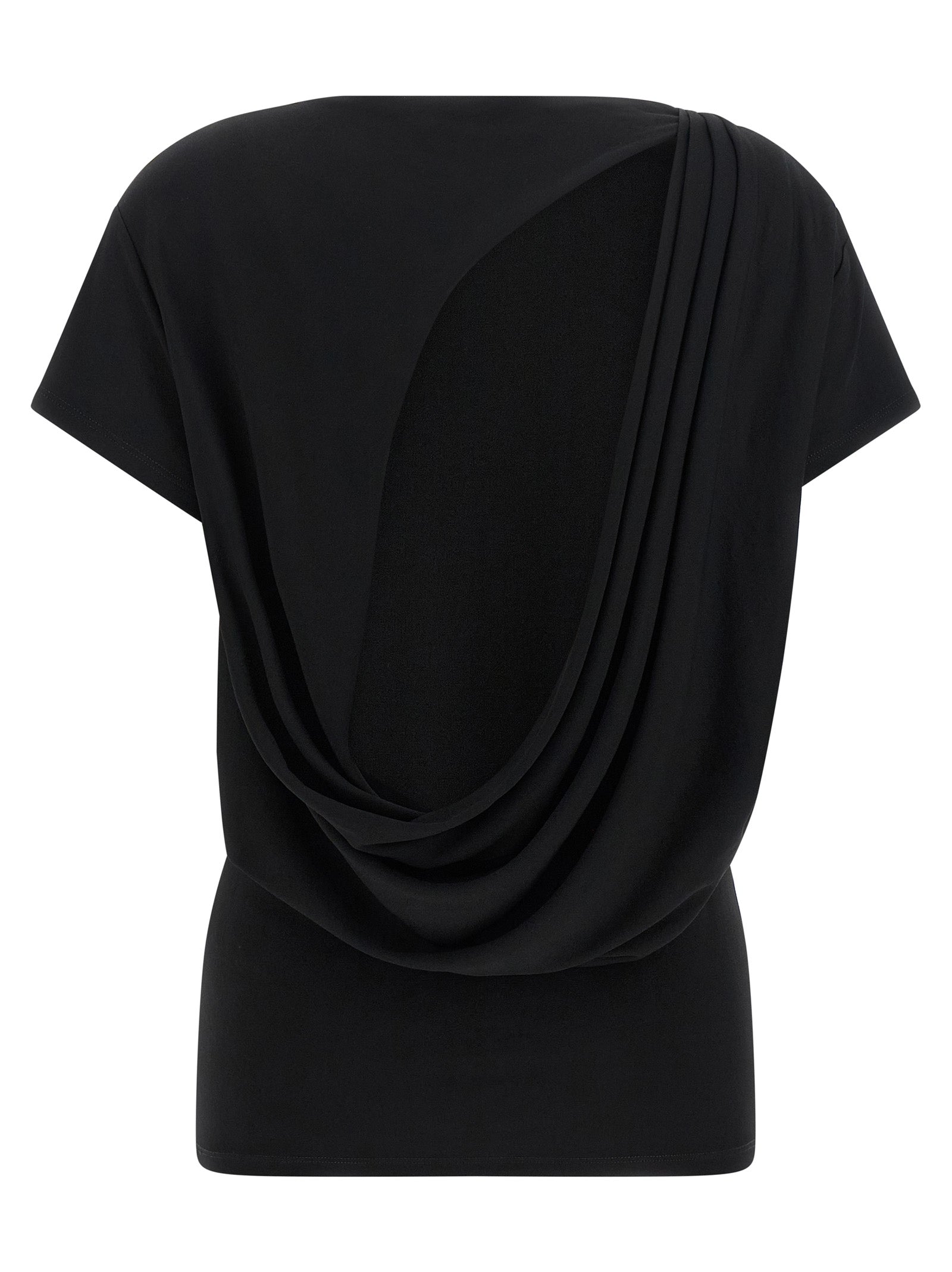 Jacquemus Black Viscose T-Shirt Jacquemus