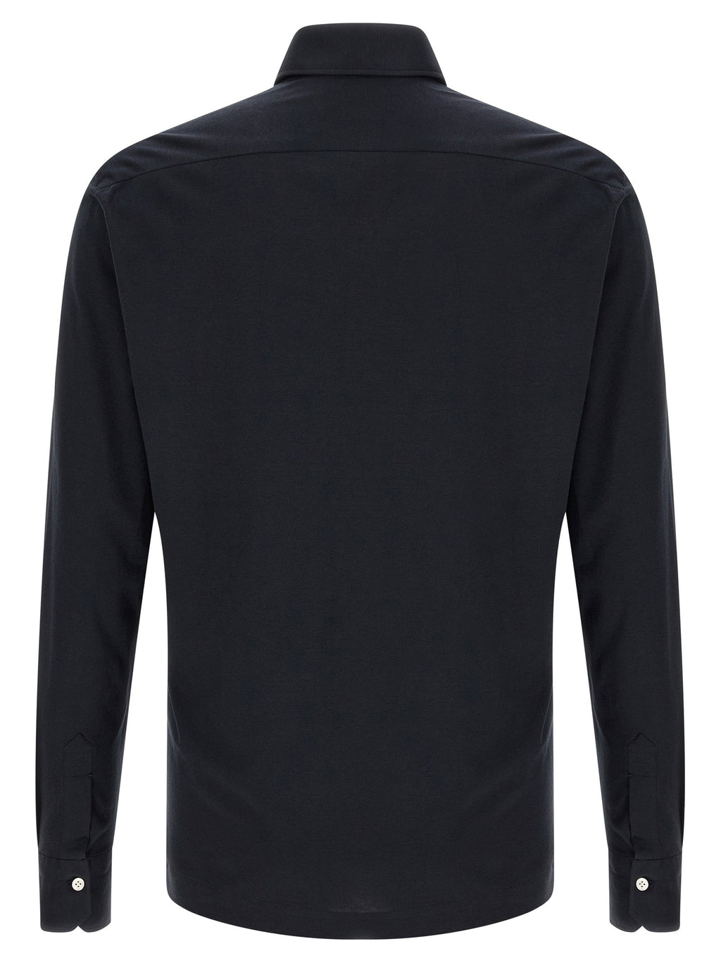 Kiton Blue Cotton Polo Shirt Kiton