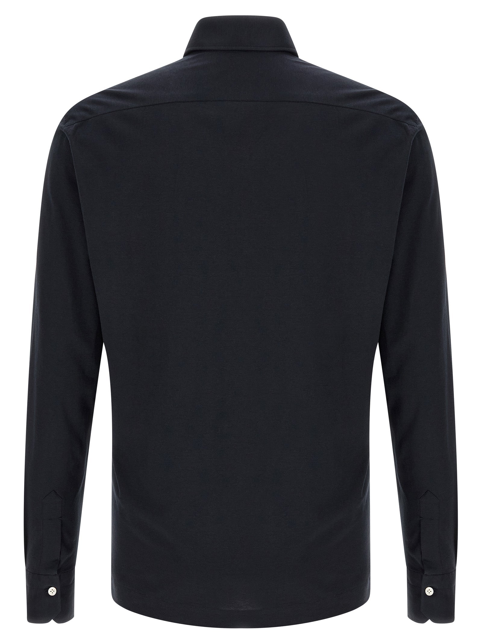 Kiton Blue Cotton Polo Shirt Kiton