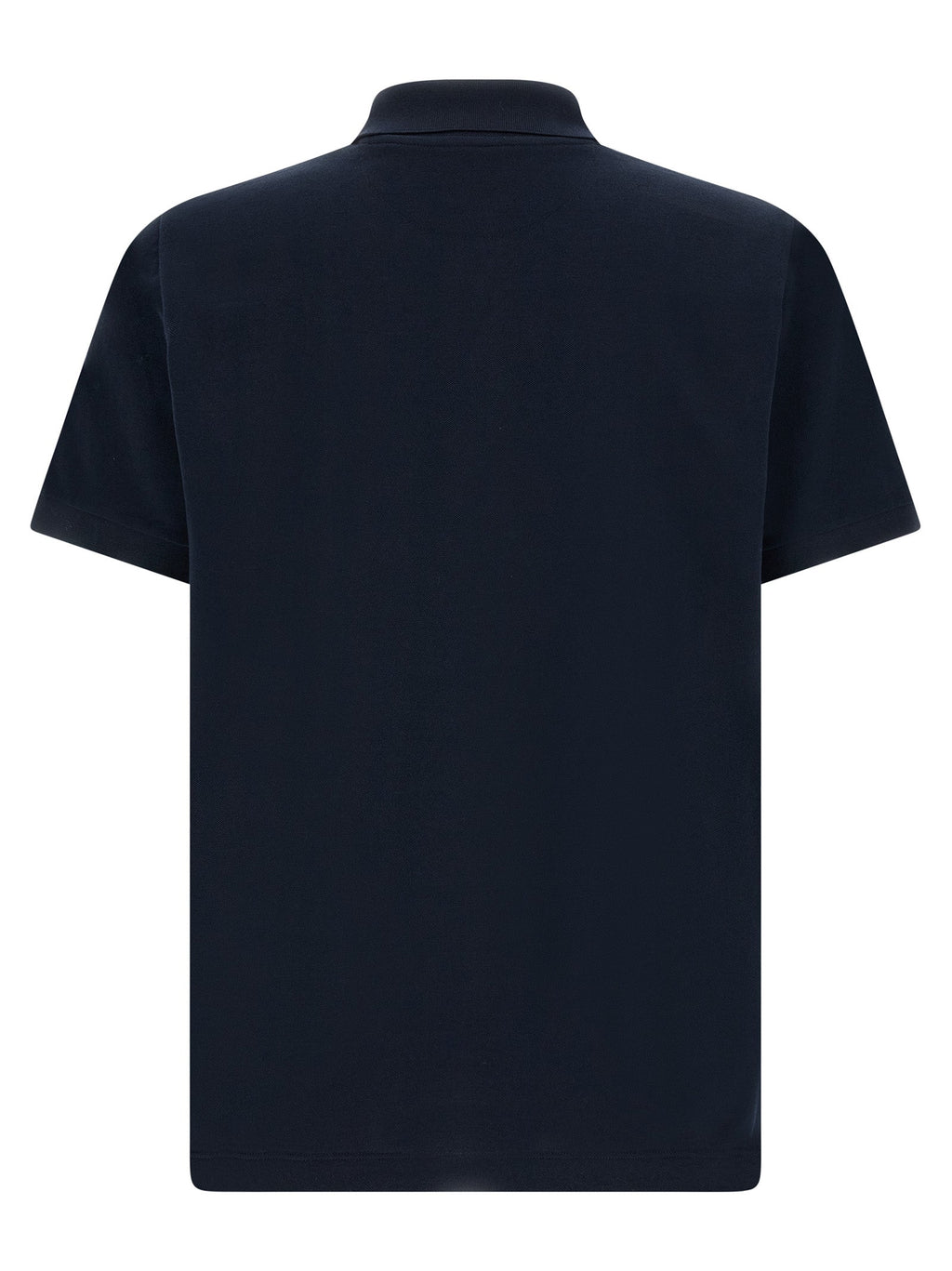 Fendi Blue Cotton Polo Shirt Fendi