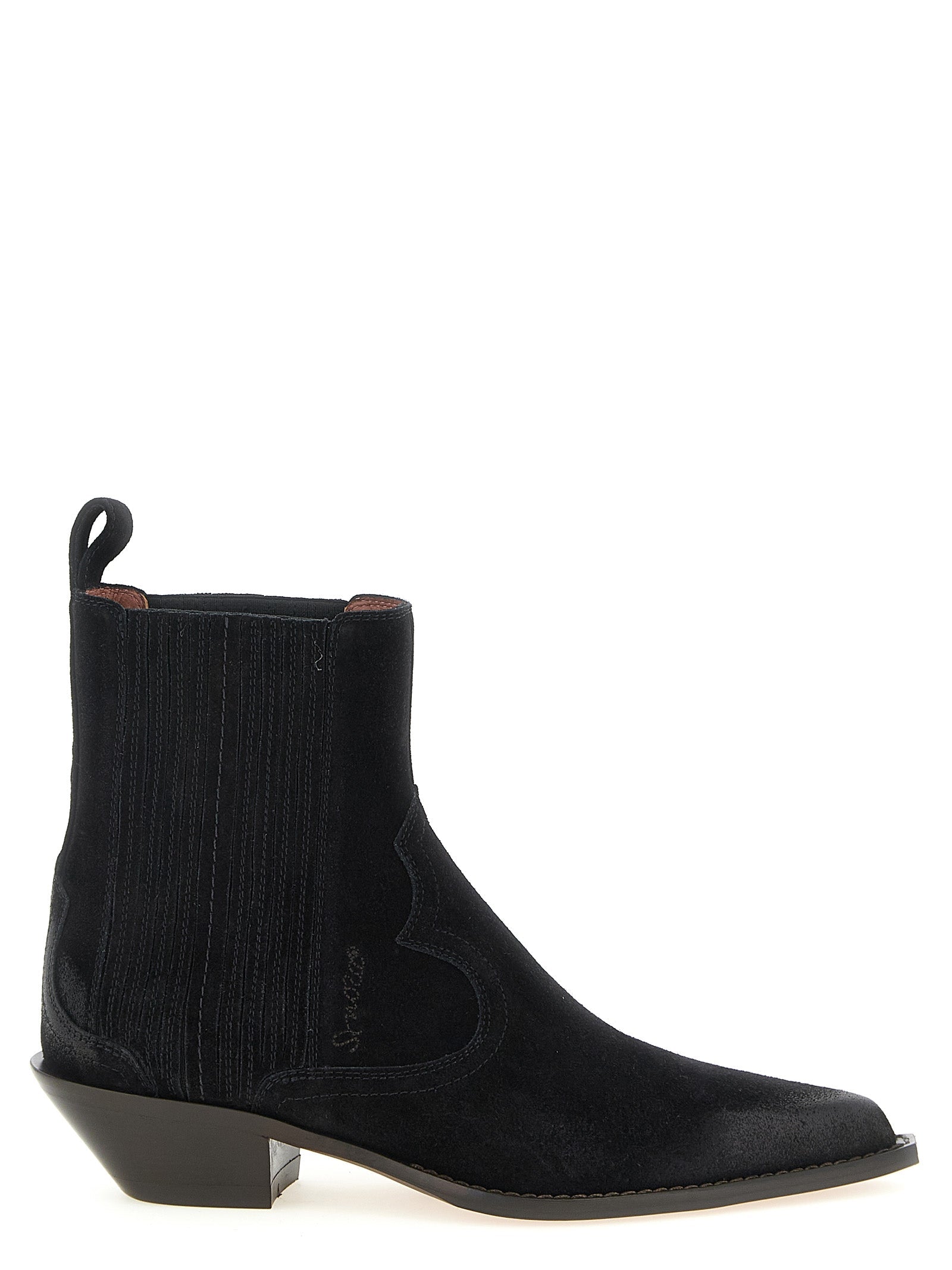 Sonora Black Calfskin Chelsea Boots