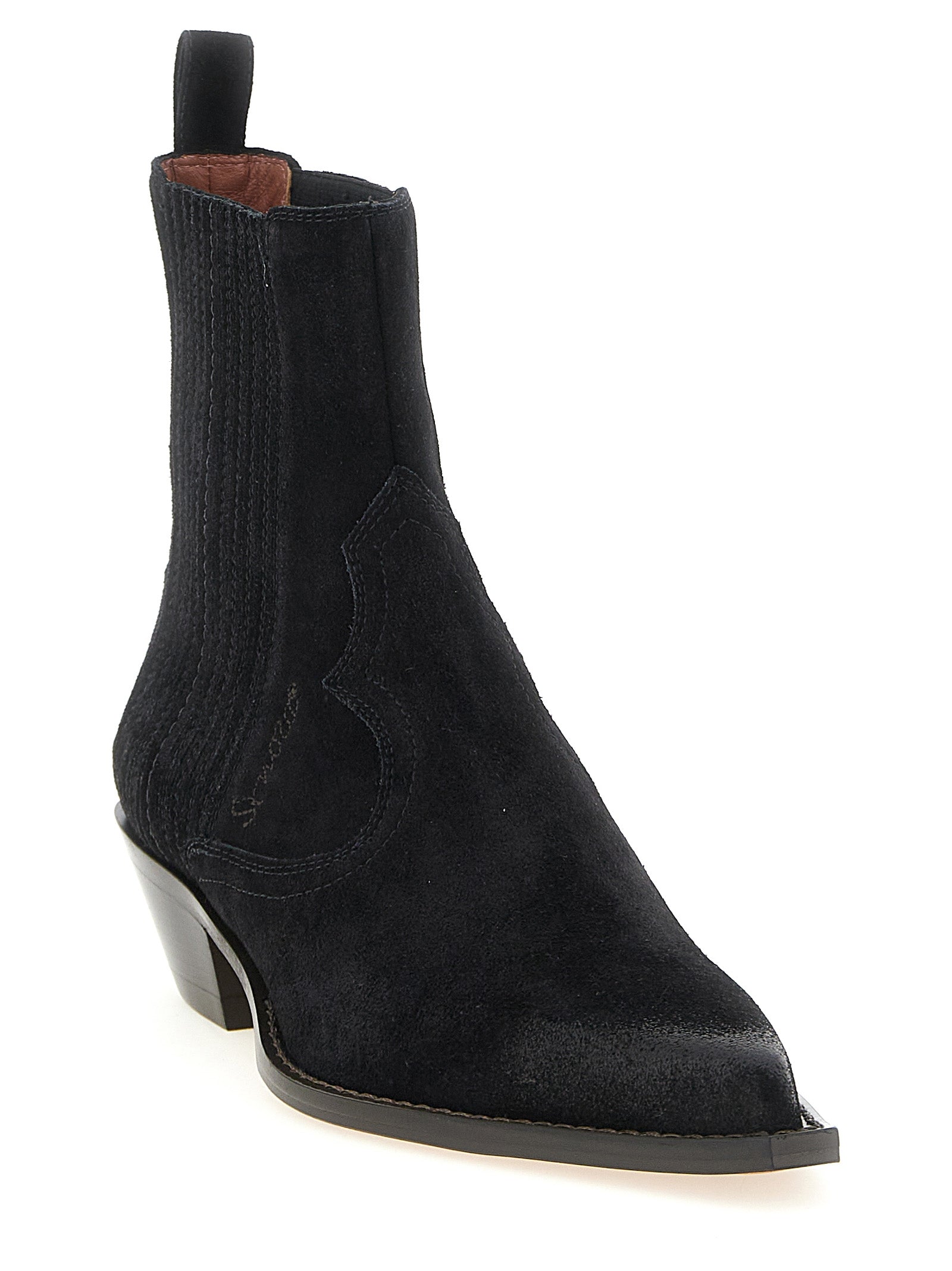 Sonora Black Calfskin Chelsea Boots