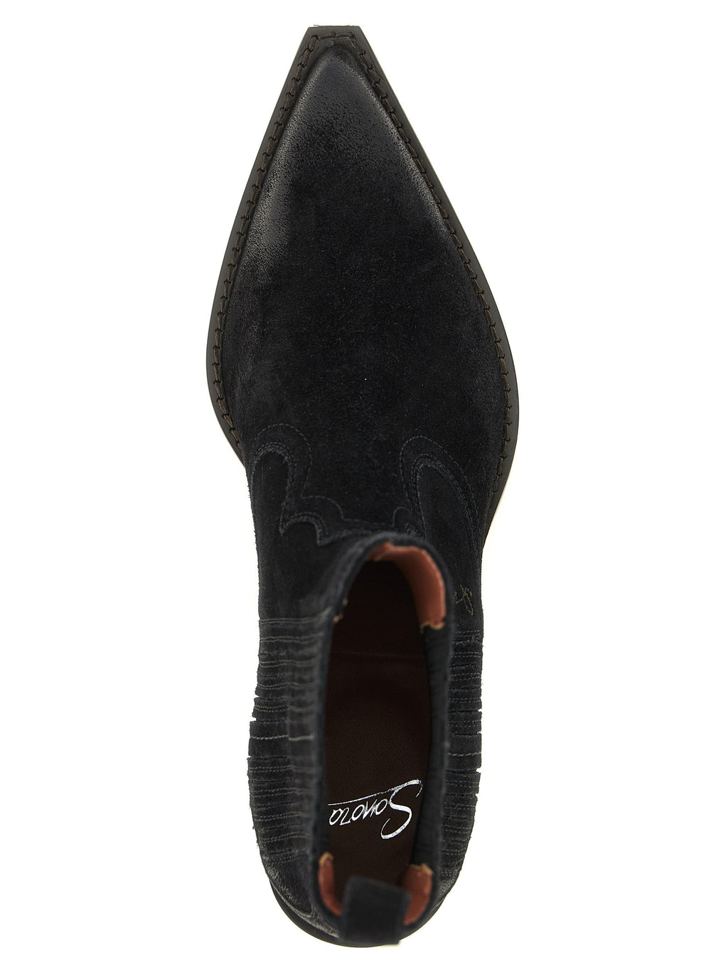 Sonora Black Calfskin Chelsea Boots