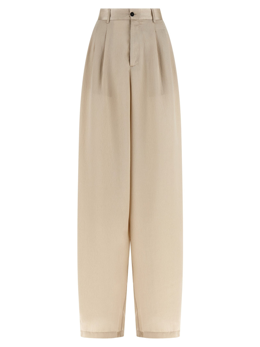 MAISON JEJIA Beige Polyester Casual Pants MAISON JEJIA