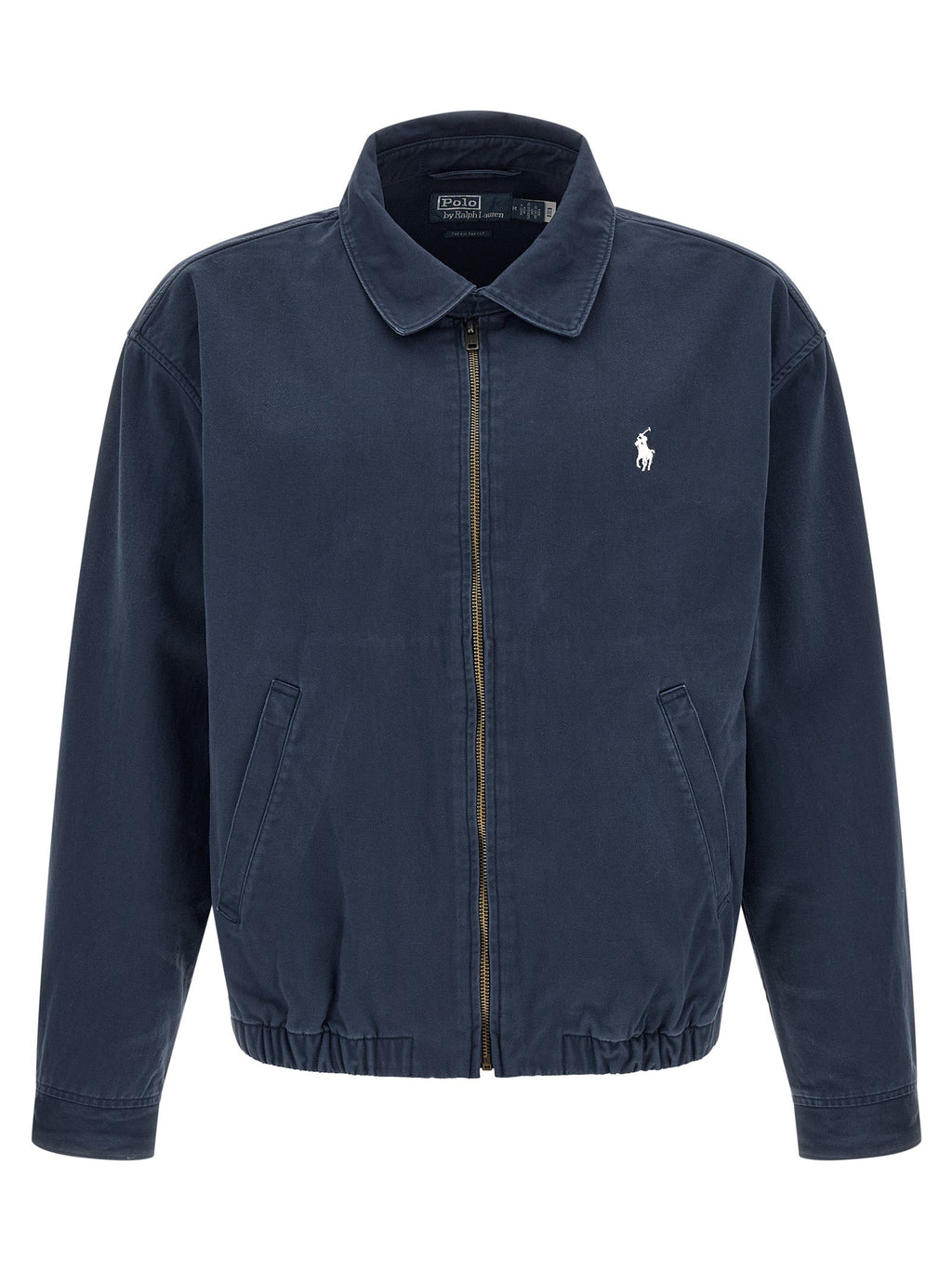 Polo Ralph Lauren Blue Cotton Full-Length Jacket Polo Ralph Lauren