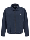 Polo Ralph Lauren Blue Cotton Full-Length Jacket Polo Ralph Lauren