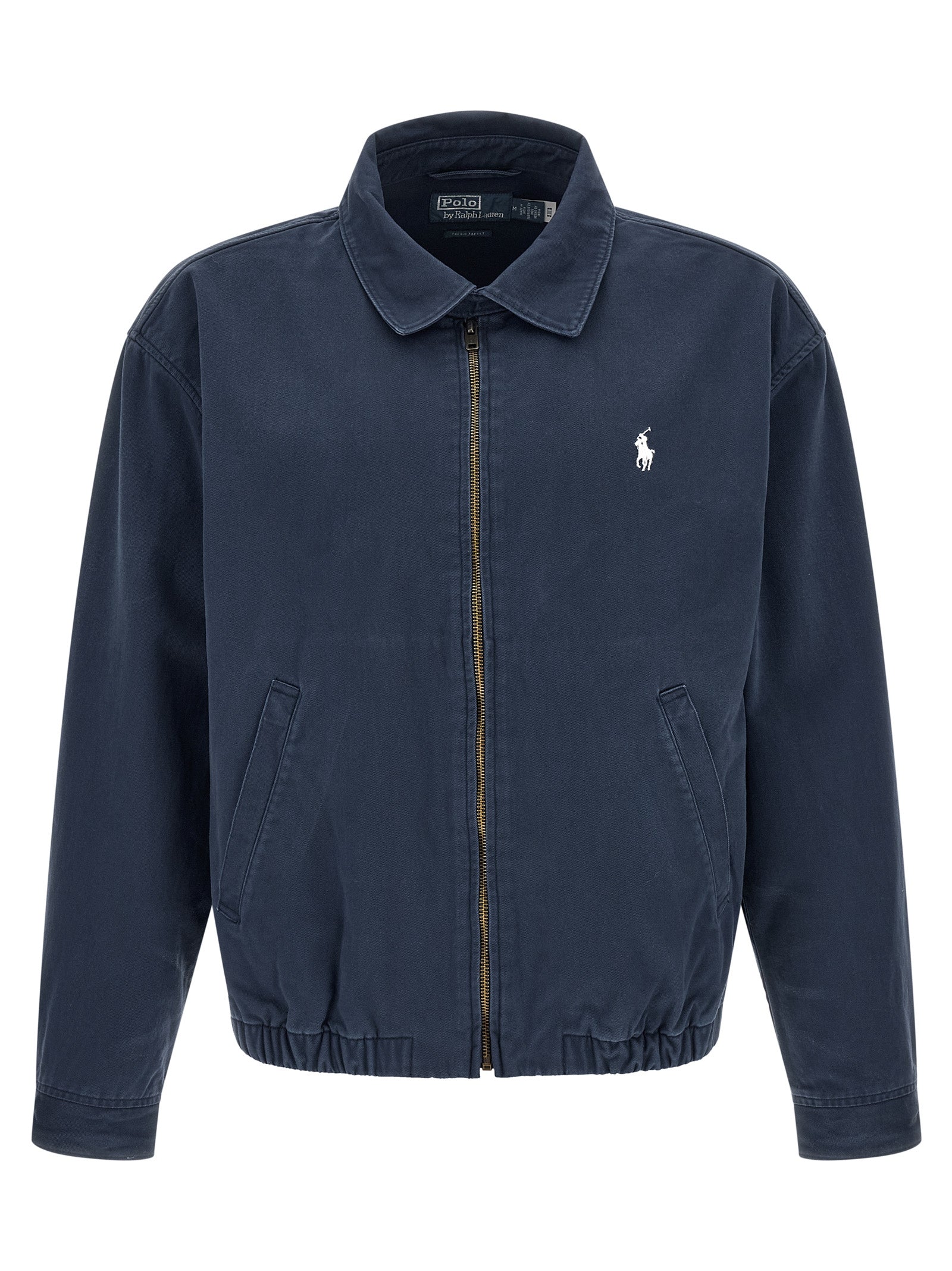 Polo Ralph Lauren Blue Cotton Full-Length Jacket Polo Ralph Lauren