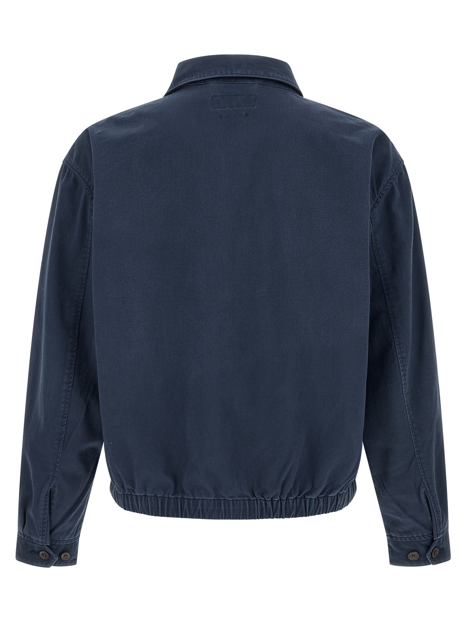 Polo Ralph Lauren Blue Cotton Full-Length Jacket Polo Ralph Lauren