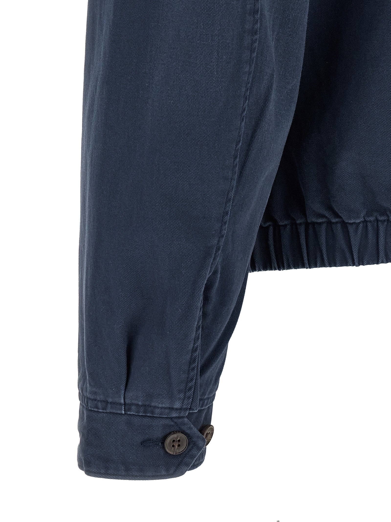 Polo Ralph Lauren Blue Cotton Full-Length Jacket Polo Ralph Lauren
