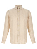 Polo Ralph Lauren Beige Linen Blouse Polo Ralph Lauren