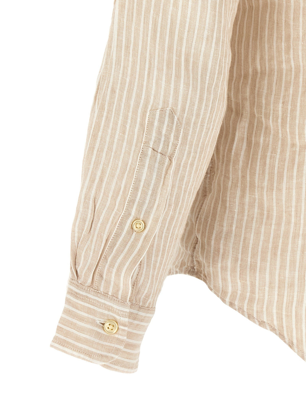 Polo Ralph Lauren Beige Linen Blouse Polo Ralph Lauren