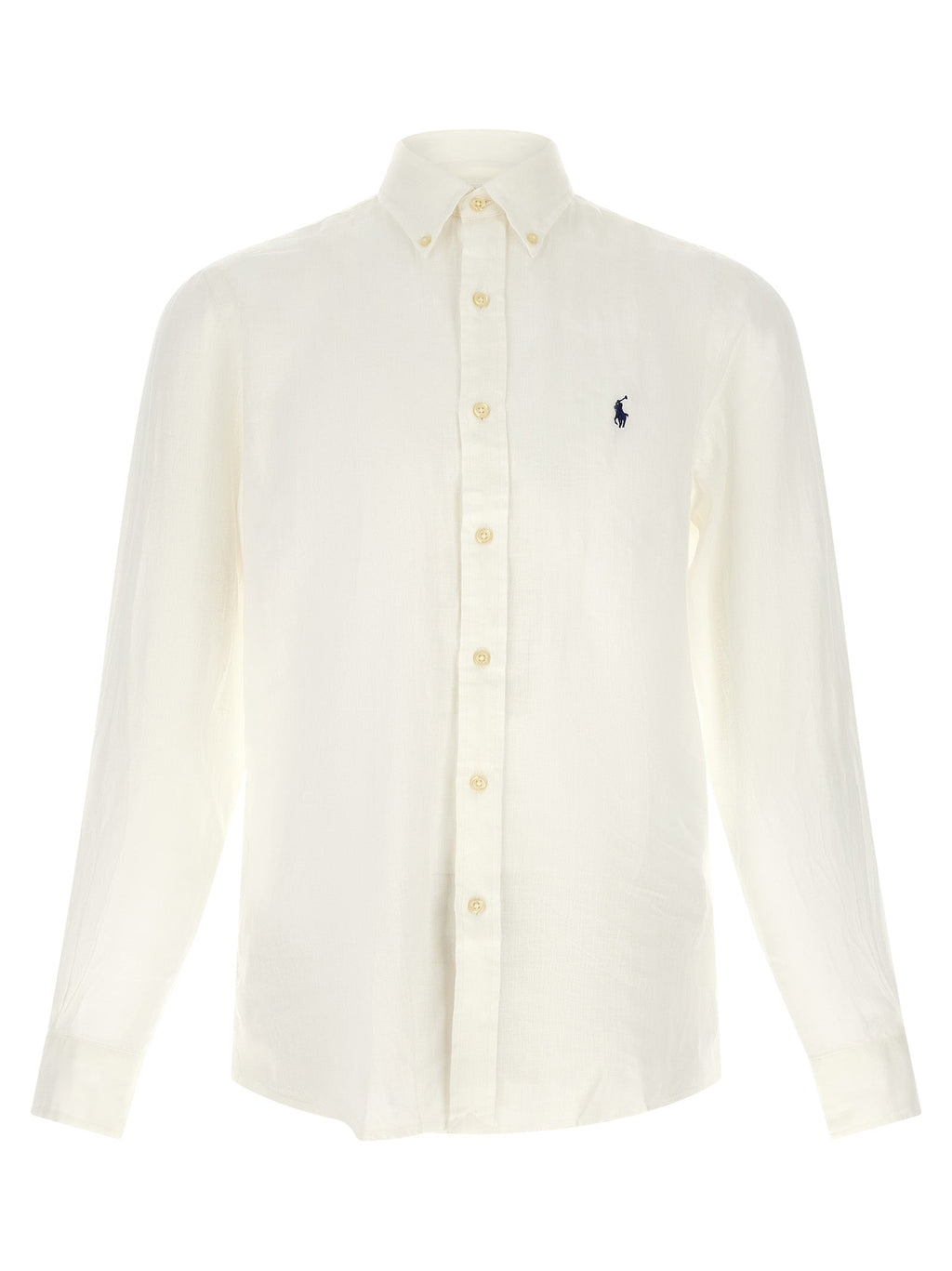 Polo Ralph Lauren White Linen Blouse Polo Ralph Lauren