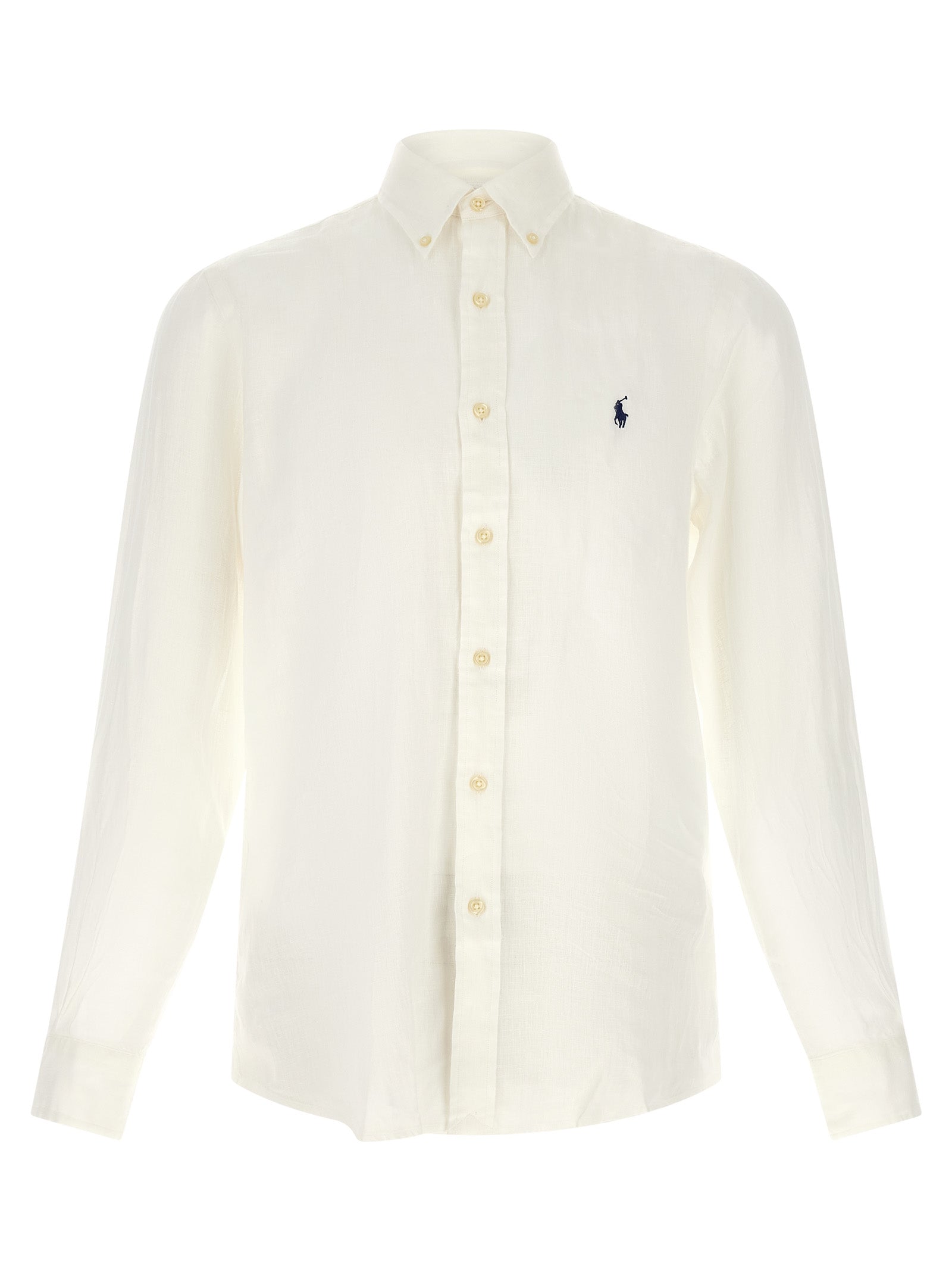 Polo Ralph Lauren White Linen Blouse Polo Ralph Lauren