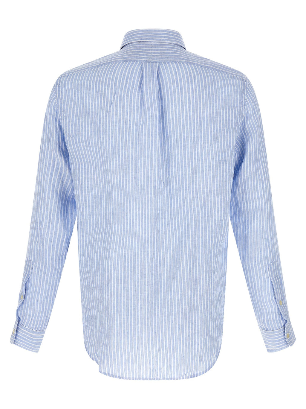 Polo Ralph Lauren Blue Linen Blouse Polo Ralph Lauren