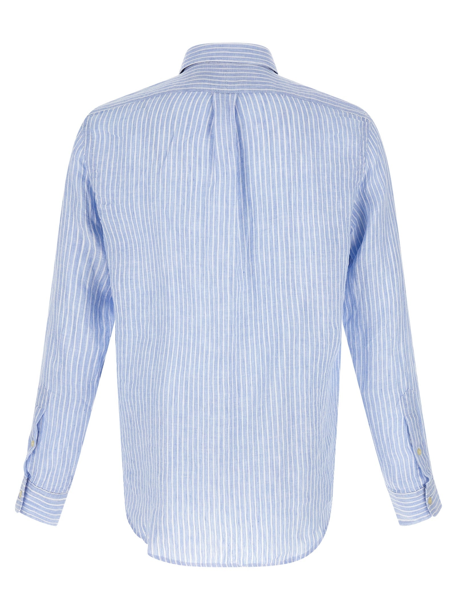Polo Ralph Lauren Blue Linen Blouse Polo Ralph Lauren