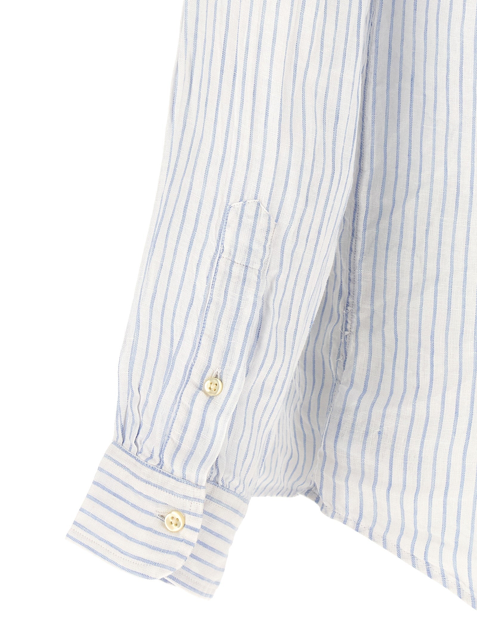 Polo Ralph Lauren Blue Linen Blouse Polo Ralph Lauren