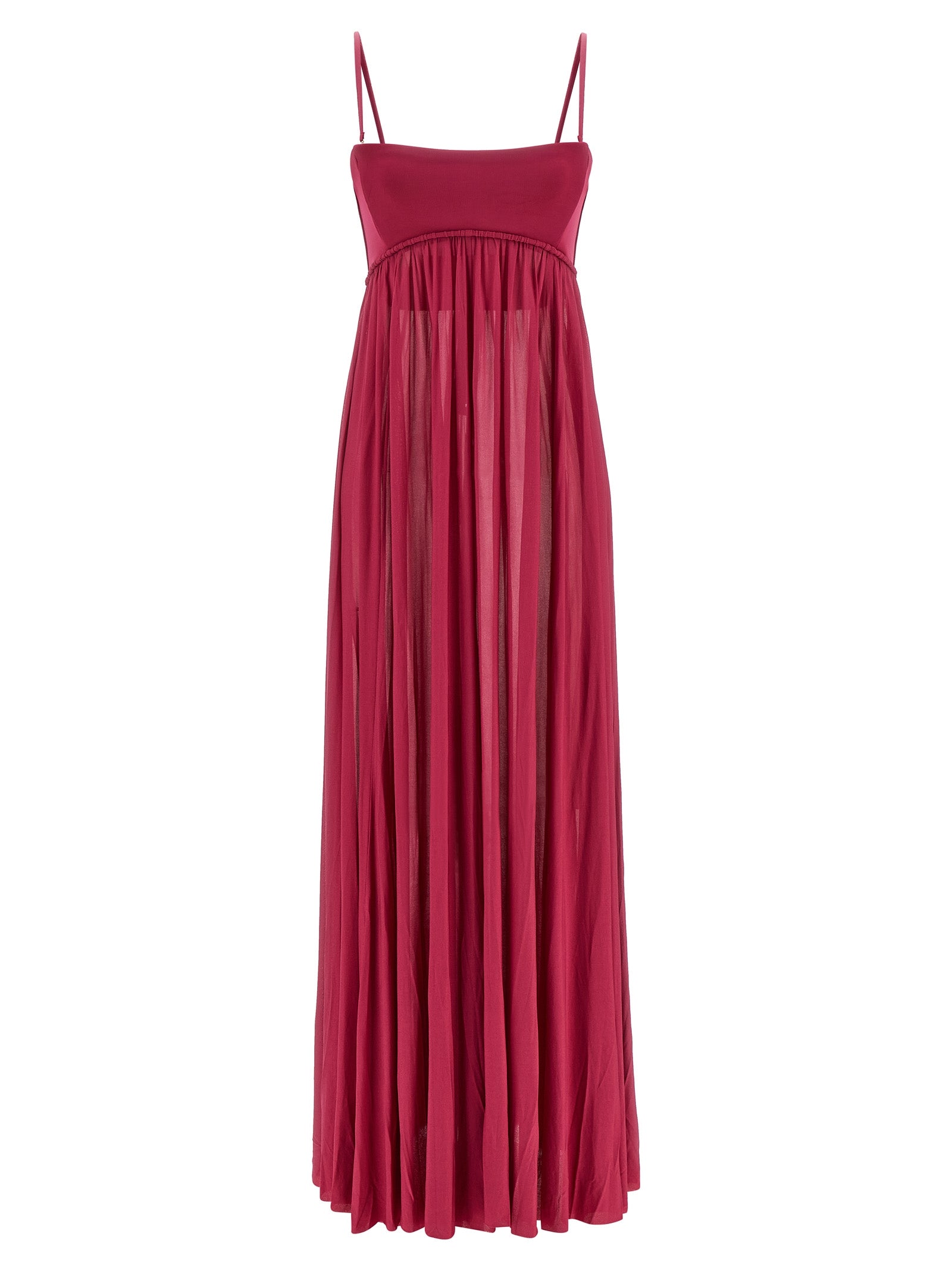 Zimmermann Fuchsia Viscose Long Dress Zimmermann