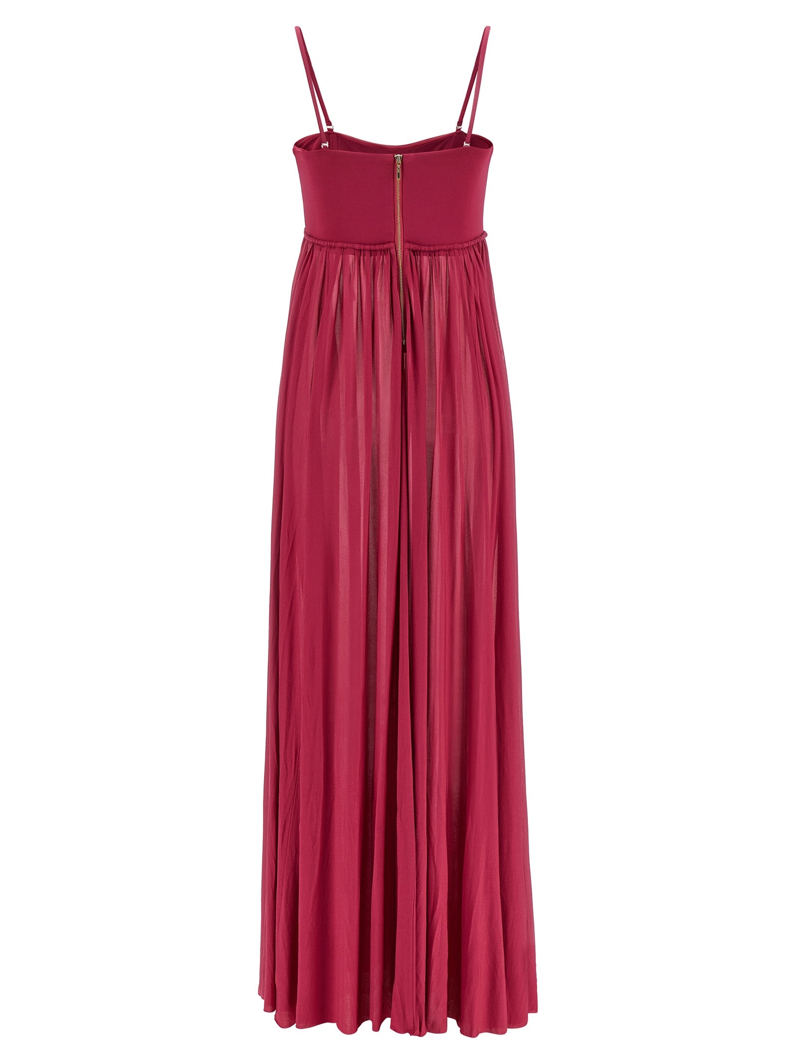 Zimmermann Fuchsia Viscose Long Dress Zimmermann