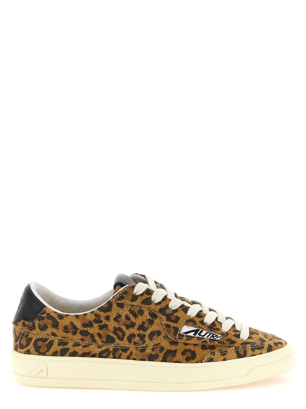 Autry Brown Cowhide Low Top Sneakers Autry