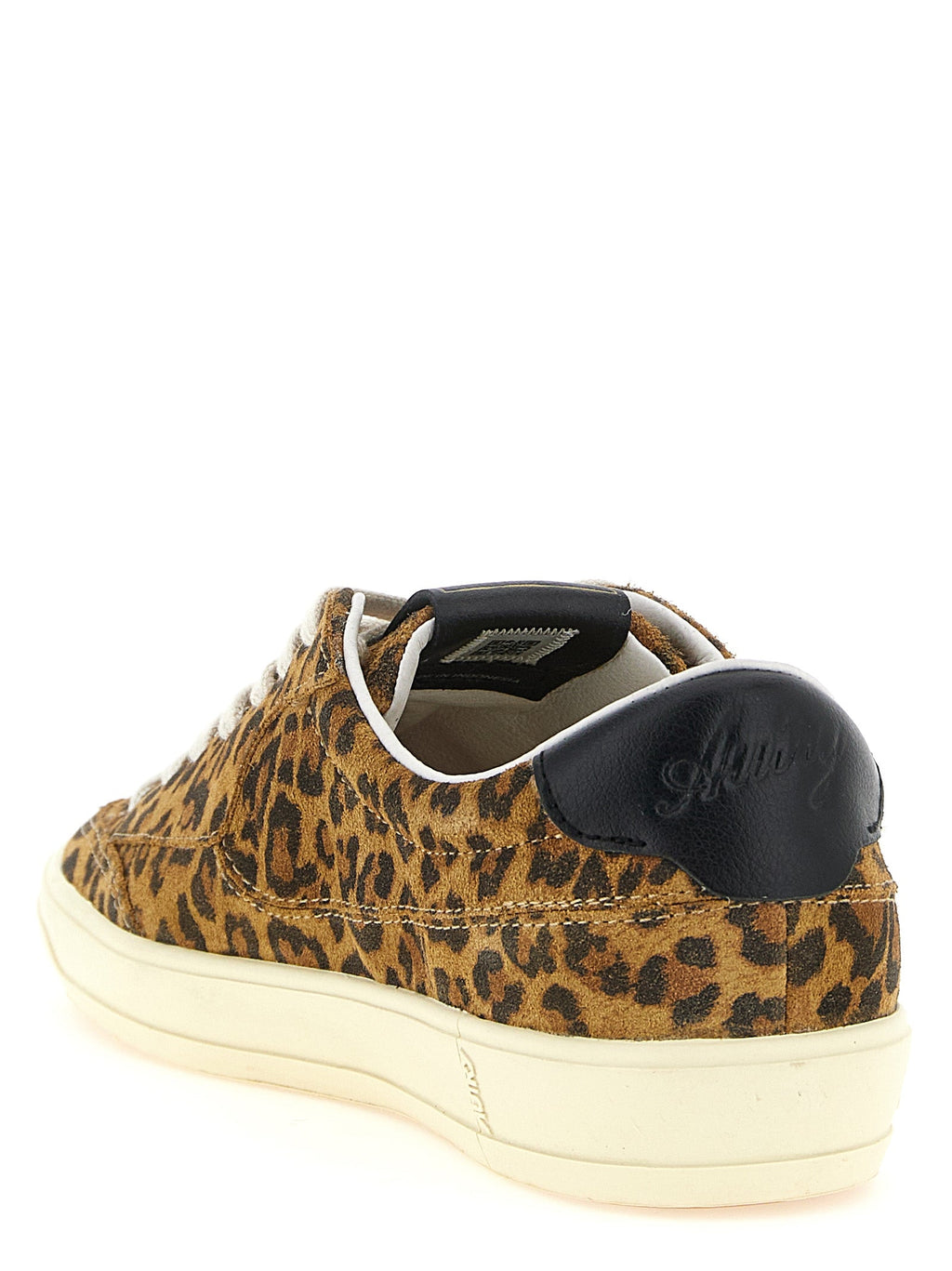 Autry Brown Cowhide Low Top Sneakers Autry