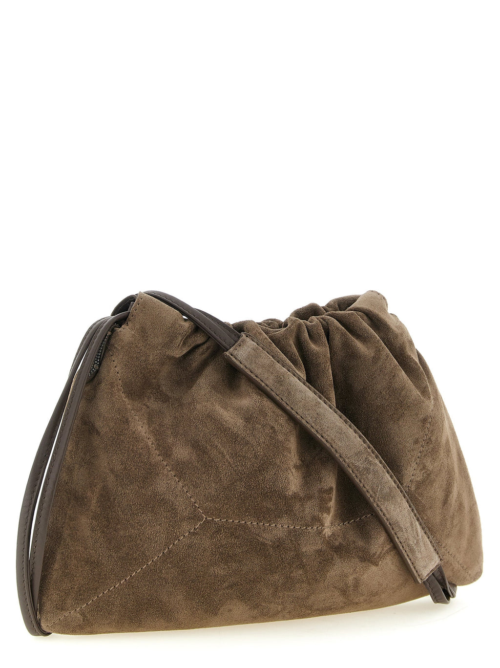 Brunello Cucinelli Brown Calfskin Clutch Bag Brunello Cucinelli