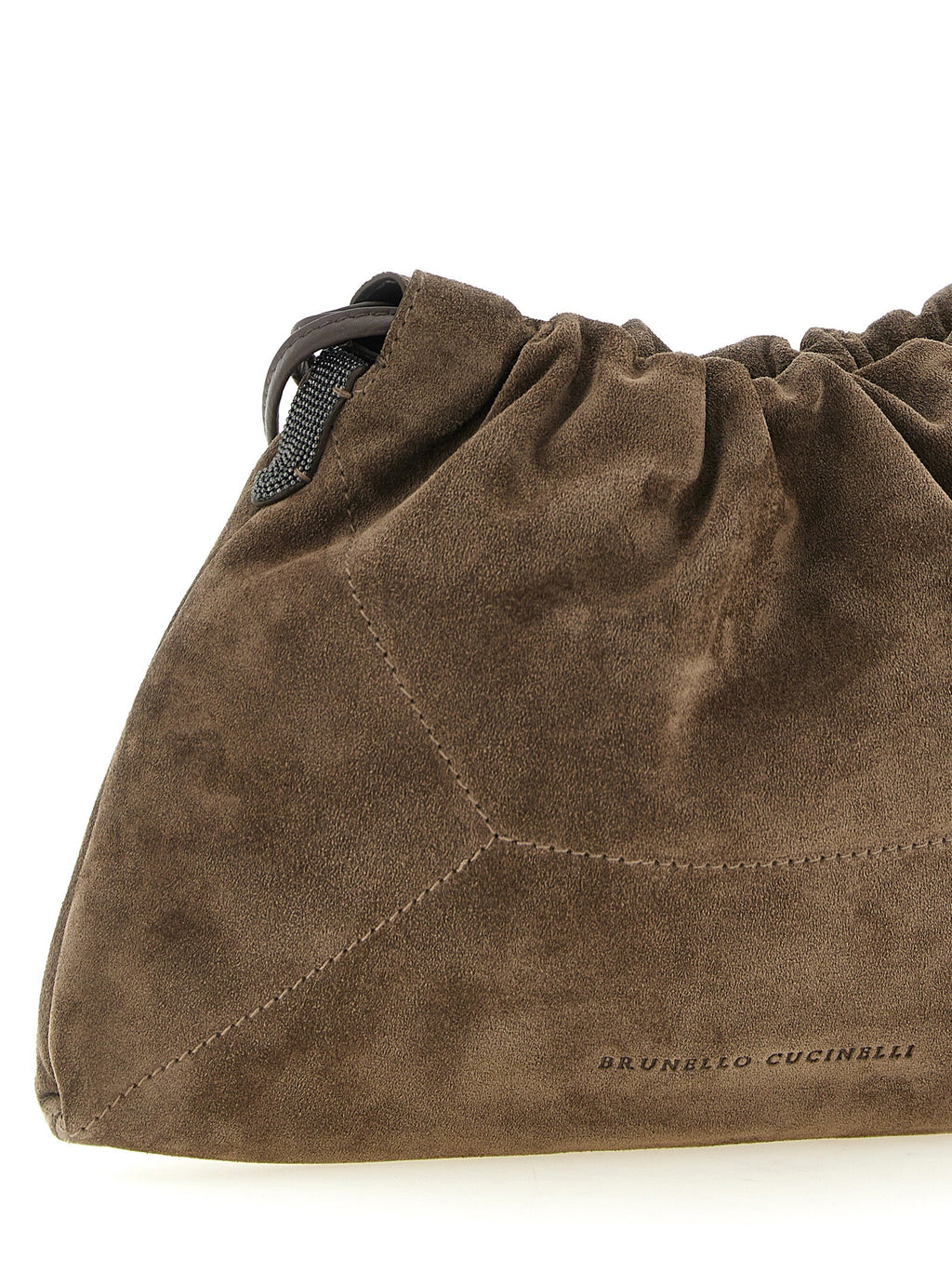 Brunello Cucinelli Brown Calfskin Clutch Bag Brunello Cucinelli