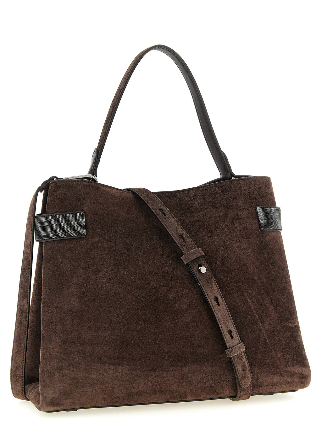 Brunello Cucinelli Brown Calfskin Handbag Brunello Cucinelli