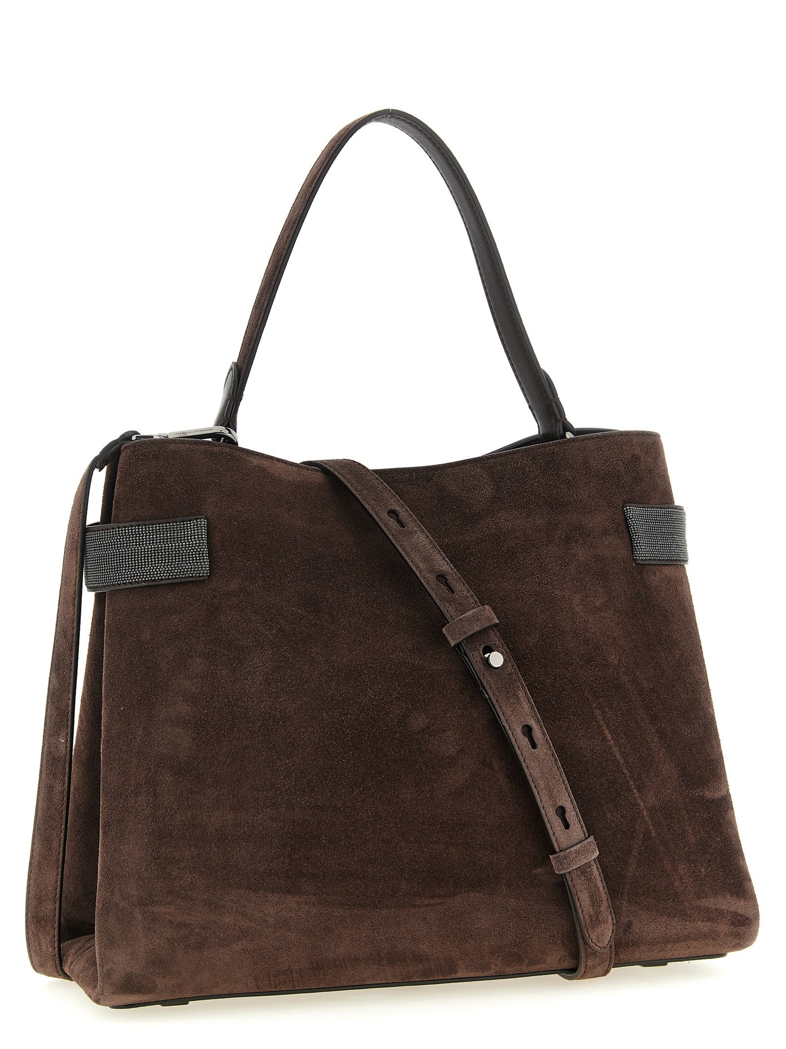 Brunello Cucinelli Brown Calfskin Handbag Brunello Cucinelli