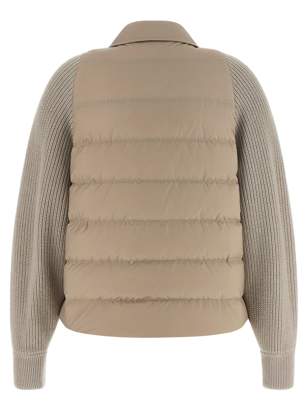 Brunello Cucinelli Beige Polyester Shell Jacket Brunello Cucinelli